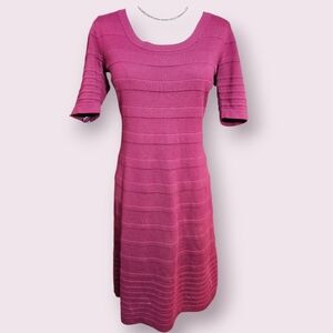 Calvin Klein Raspberry Sweater Dress, Size Medium